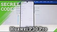 Secret Codes HUAWEI P30 Pro - Hidden Mode / Secret Options