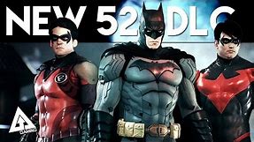 Batman Arkham Knight New 52 DLC Costumes - Batman, Robin, Nightwing