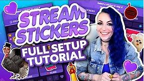 Stream Stickers for Twitch | Full Setup Tutorial | Earn more BITS [2023]