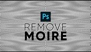 Easily Remove Moiré with One Slider in Photoshop!