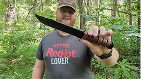 Ka-Bar USMC Fighting Utility Knife Review!