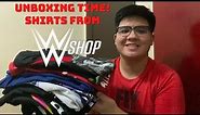 T Shirts from WWE Shop Unboxing