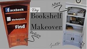 How I gave a MAKEOVER To This Bookshelf! DIY Updating Furniture Painting Project Furniture Flipping