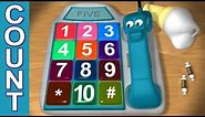 Learn to Count: The Counting Phone Teaches Numbers 1-10
