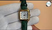 SEIKO 1F21-5020 R1 Square Women's Watch Inside & Battery Replacement