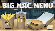 How to make a McDonald's Big Mac Menu? / The Best Homemade Big Mac Menu