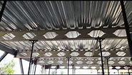 (Long span steel beam) castellated beam roof slab for hotel building