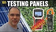 How to Test Solar Panels - For Beginners!