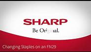 MFP | How to change the staples on a Sharp Booklet Finisher (MX-FN29) | How to Video