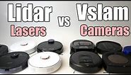 Lidar vs Vslam (cameras vs lasers) For Robot Vacuums - Which One is Best?