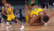 Steph Curry is furious after rolled his ankle | Warriors vs Celtics