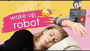 Robot Clock Wake Up Machine | Scrappy Robots with Simone Giertz