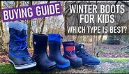 Which type of winter boot is right for your child?