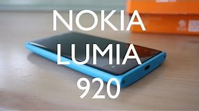 Nokia Lumia 920 Cyan Unboxing and First Review
