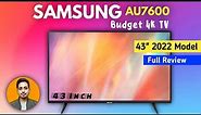 SAMSUNG 43AU7600 || Crystal 4K UHD TV 43 Inch || Review (2022)