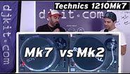 Technics SL-1210MK2 vs SL-1210MK7 - Which turntable is the best & what's the difference? #TheRatCave