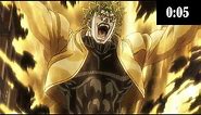 Dio stops time for 5 seconds