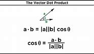The Vector Dot Product