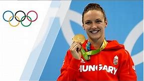 Katinka Hosszu wins gold with the new world record