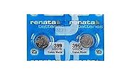 Renata 399 SR927W Batteries - 1.55V Silver Oxide 399 Watch Battery (10 Count)