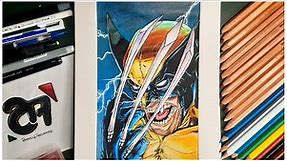 How To Draw Wolverine (Detailed Comic Version Wolverine) Drawing Marvels Character X - Men