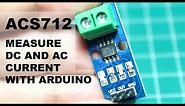ACS712 Current Sensor Tutorial with Arduino (Sensing DC and AC Current)