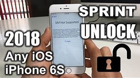How To Unlock iPhone 6S From Sprint to Any Carrier