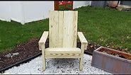 DIY 2x4 Adirondack Chair from GardenPlansFree.com Free Plans How To Guide