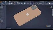How to model a phone cover in Autodesk Inventor