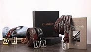 Braided Leather Belts for Men