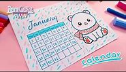 DIY - JANUARY Calendar - Bullet journal, decoration, organization ideas.