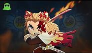 Demon Slayer CATS 2 (animation) - Rengoku vs Akaza