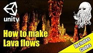 How to Make Flowing Lava (Moving Textures) in Unity