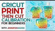 How to Print Then Cut on Cricut + Care Cards for Tumblers, Mugs, & Shirts!