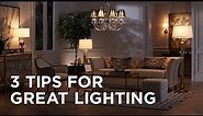 Expert Interior Designer Tips for Creating Dramatic Lighting and Layers of Light in Your Home