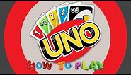 How To play UNO : Rules of UNO Game : UNO