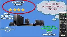 Review Sony DVD Home Theater System 300 Watt 5.1 Channel - DAV-TZ140
