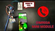 How to Interface SIM900A Module with Arduino | making calls using SIM900