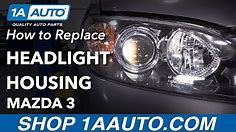 How to Replace Headlights 03-09 Mazda 3