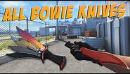 CS:GO - Bowie Knife | All Bowie Knives Overview / Showcase