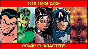 GOLDEN AGE COMIC CHARACTERS (SUPERHEROES)