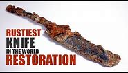Antique Rusty Knife Restoration