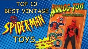 Top 10 Best Vintage Spider-Man Toys - Spiderman Action Figure Collection
