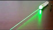 Zeus Lasers Powerful 532nm Green Burning Laser Pointer 200mW