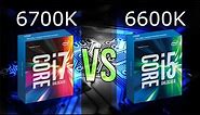Intel i7-6700K vs i5-6600K