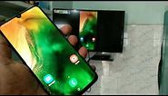 How to do screen mirroring in Samsung Galaxy A70