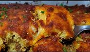 TAMALE PIE | Cheesy Jiffy Cornbread Casserole #recipe