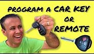 How to Program Car Keys and Remotes Yourself - Save Money