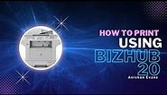 How to Use Konica Minolta Bizhub 20 Machine to Print