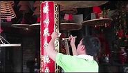Restoration work at Pak Tai Temple on Cheung Chau